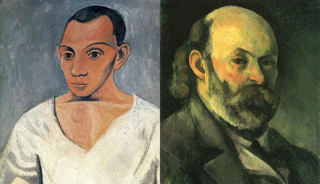 Paul Cezanne and Pablo Picasso