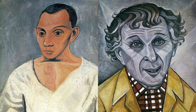 Picasso and Marc Chagall