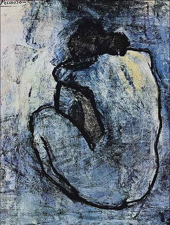 Blue Nude, 1902 by Pablo Picasso