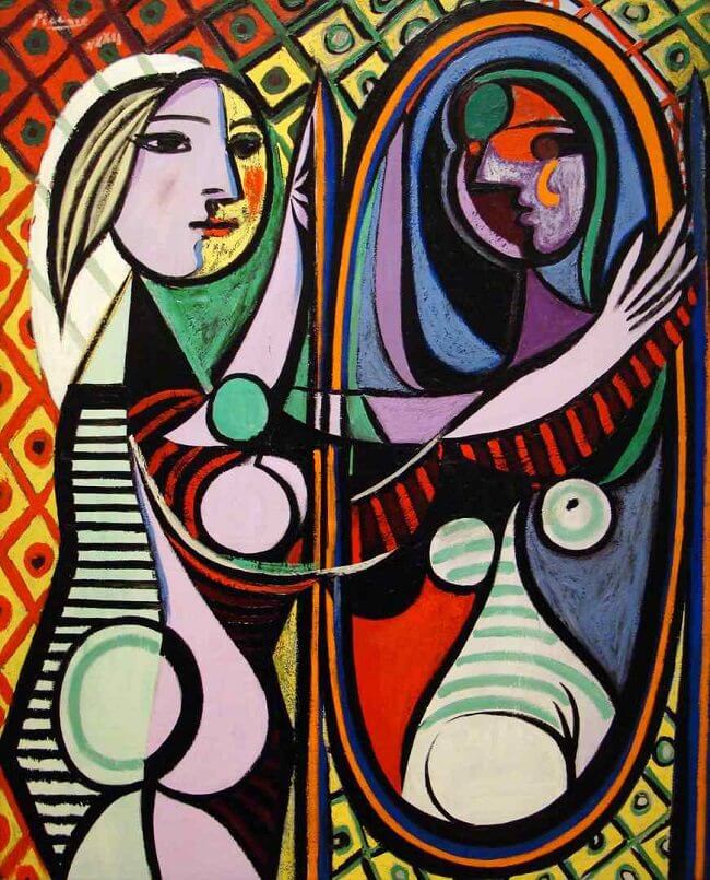 Girl Before A Mirror, 1932 by Pablo Picasso