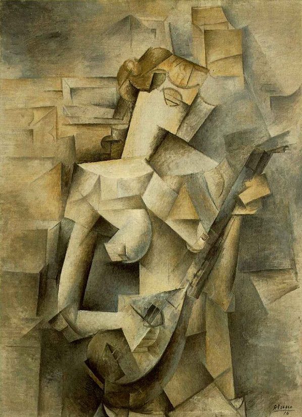 Girl with Mandolin, 1910 by Picasso