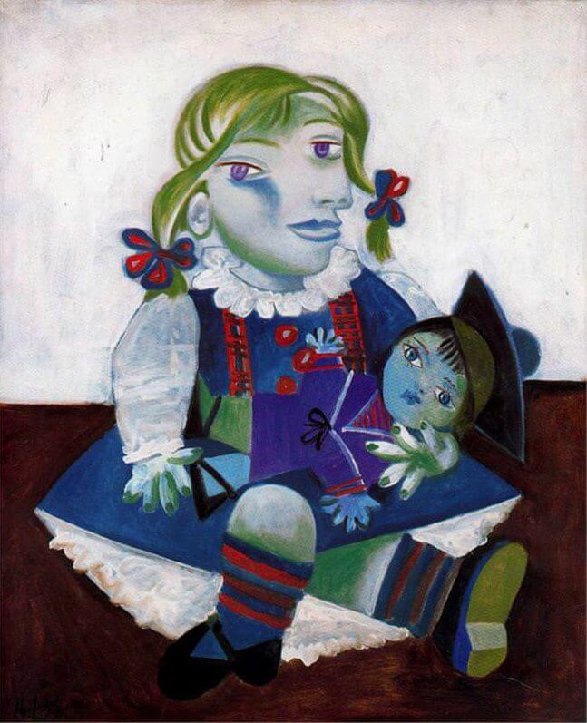 Maya with her Doll, 1938 by Pablo Picasso