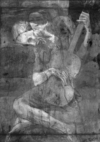 The Old Guitarist, 1903 by Pablo Picasso