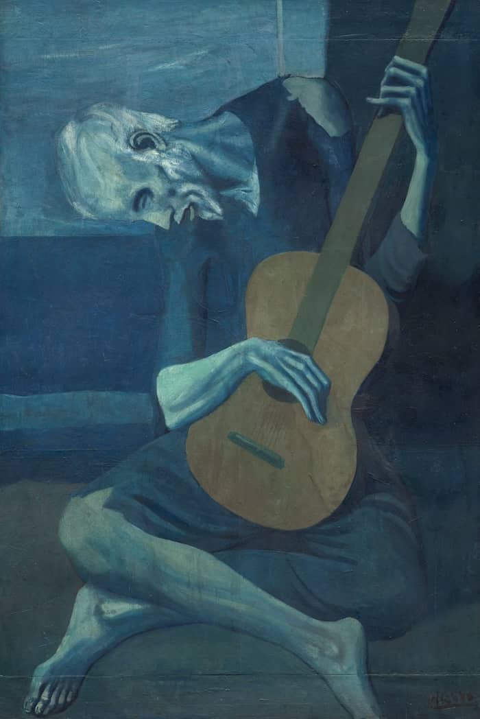 The Old Guitarist, 1903 by Pablo Picasso