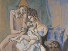 Acrobat'ss Family with a Monkey by Pablo Picasso