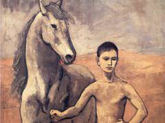Boy Leading a Horse by Pablo Picasso