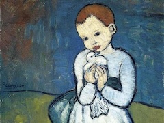 Child with a Dove by Pablo Picasso
