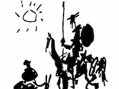 Don Quixote by Pablo Picasso