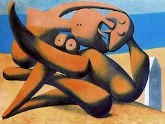 Figures at the Seaside by Pablo Picasso
