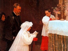 First Communion by Pablo Picasso