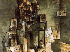 Man with a Guitar by Pablo Picasso