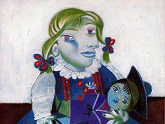 Maya with Her Doll by Pablo Picasso