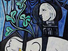 Nude Green Leaves and	Bust by Pablo Picasso