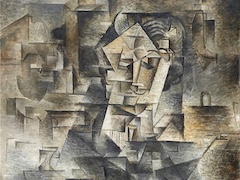 Portrait of Daniel-Henry Kahnweiler by Pablo Picasso