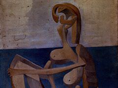 Seated Nude by Pablo Picasso