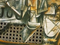 Still Life with Chair Caning by Pablo Picasso
