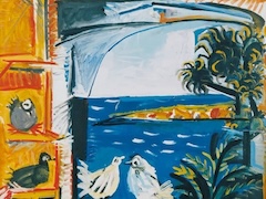 The Pigeons, Cannes by Pablo Picasso