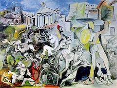 The Rape of the Sabine Women by Pablo Picasso