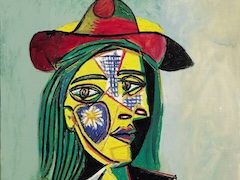 Woman in Hat and Fur Collar by Pablo Picasso