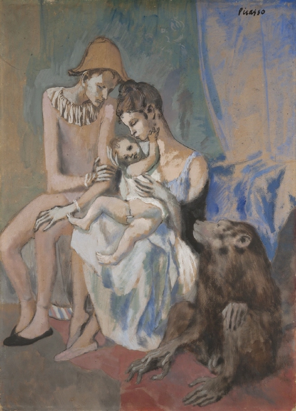 The Acrobat's Family with a Monkey, 1905 by Pablo Picasso
