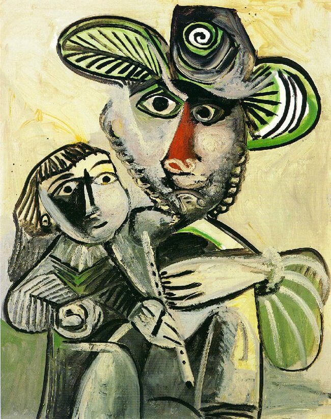Fatherhood, 1971 by Picasso