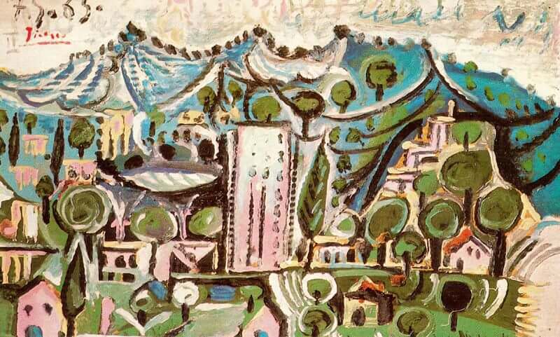 Landscape Mougins, 1965 by Pablo Picasso