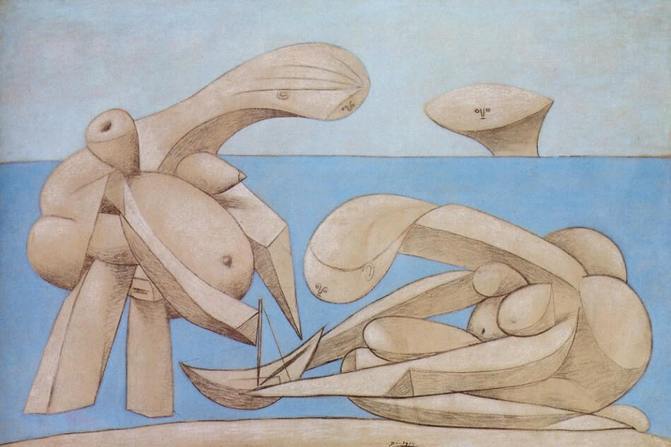 On the Beach, 1937 by Pablo Picasso