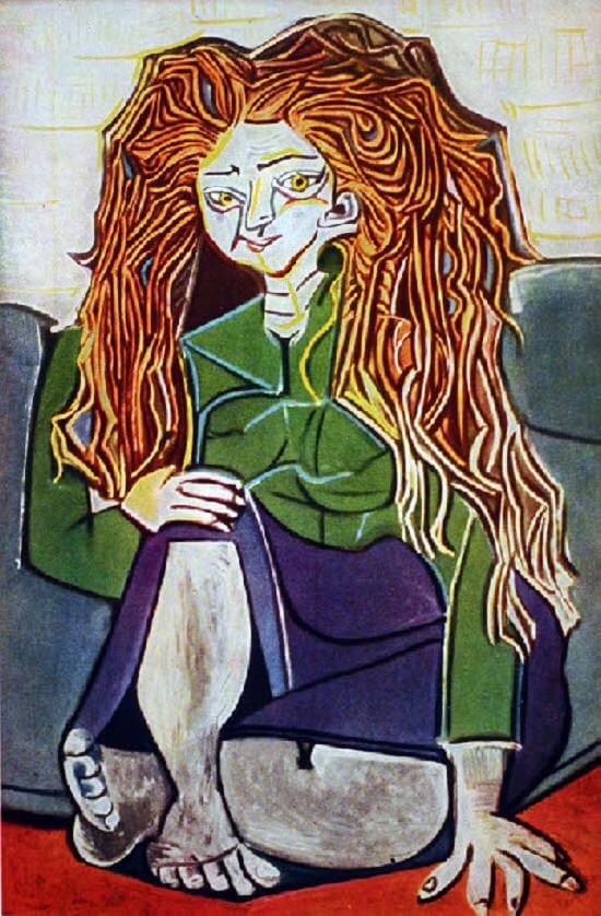 Portrait of Madame H.P. 1952 by Pablo Picasso