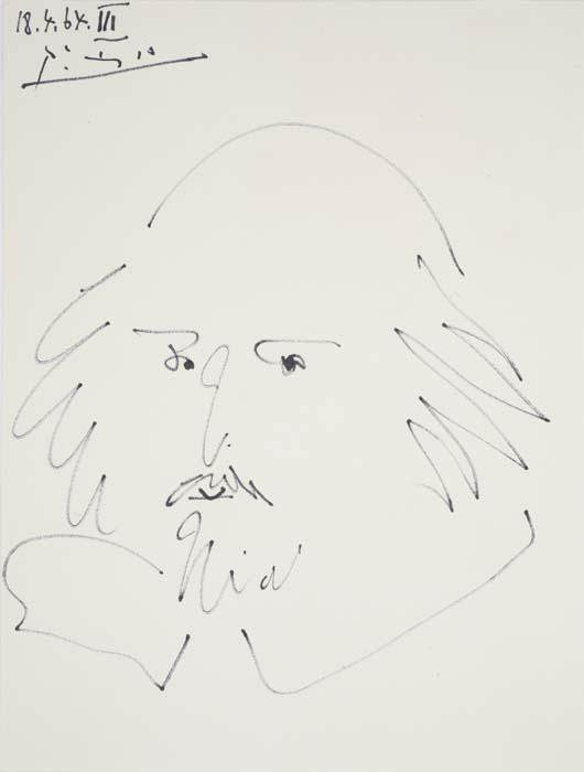 William Shakespeare Portrait, 1964 by Picasso