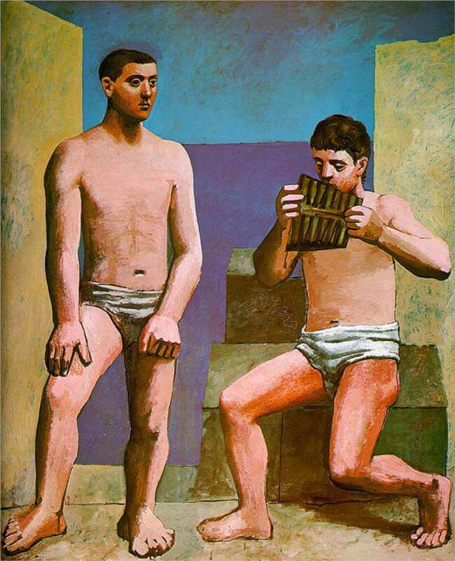 The Pan Pipes, 1923 by Pablo Picasso
